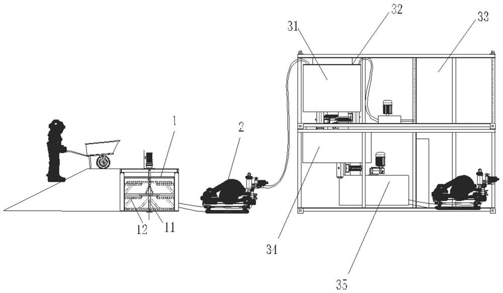 Solidified soil preparation system