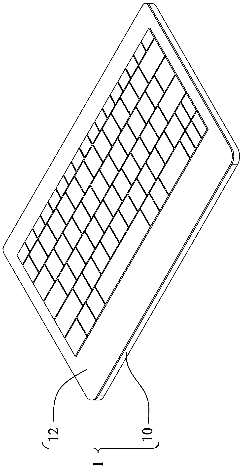 Overlay structure, input device and method for manufacturing the overlay structure