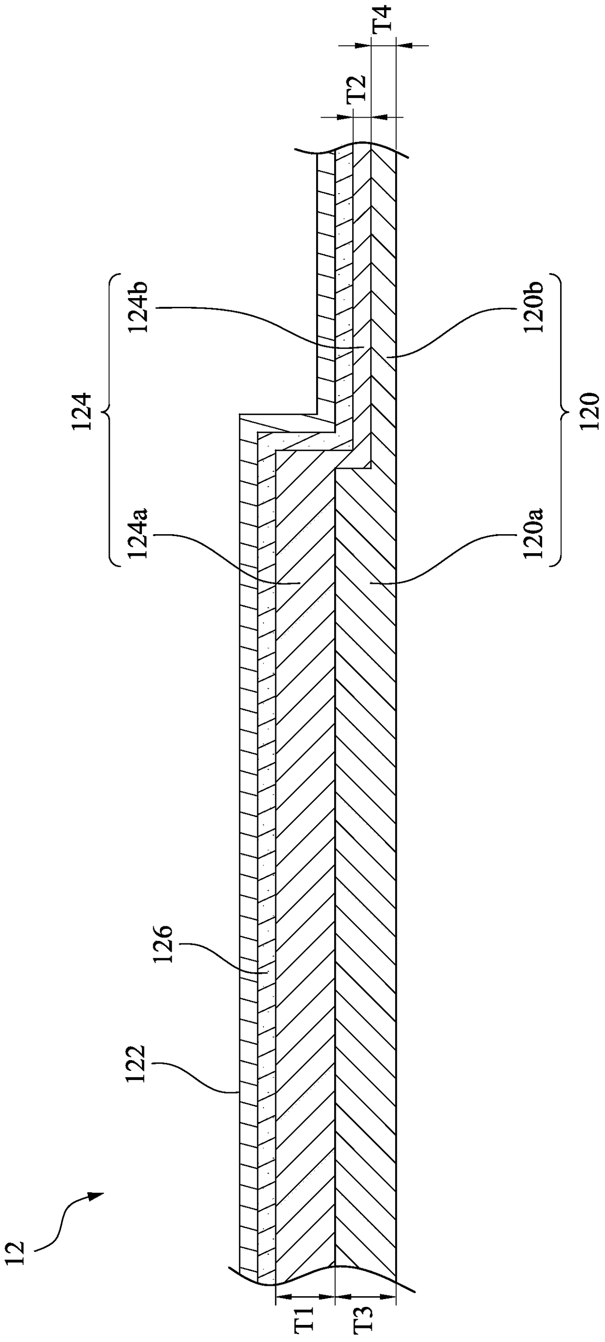 Overlay structure, input device and method for manufacturing the overlay structure