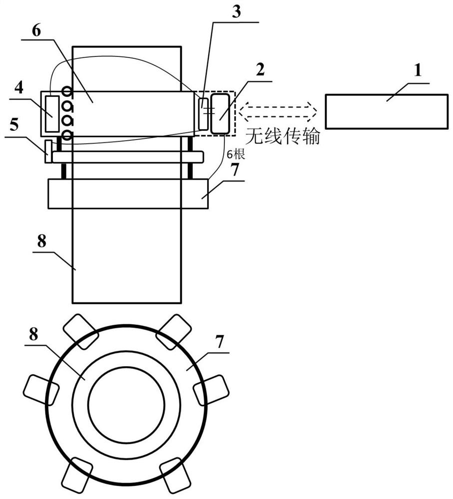 Ultrasonic in-situ automatic detection system for creep cracks on inner wall of hydrogen production furnace tube