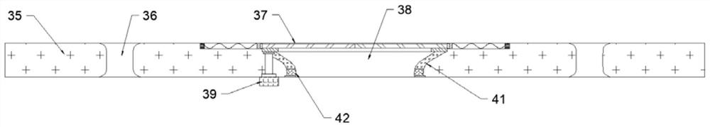 A drainage device for improving the safety of roads prone to accumulation of water