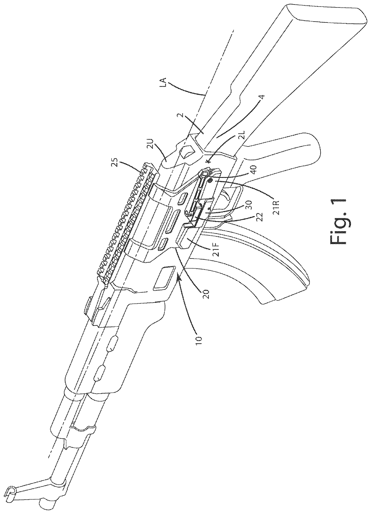 Firearm rail mount and related method of use