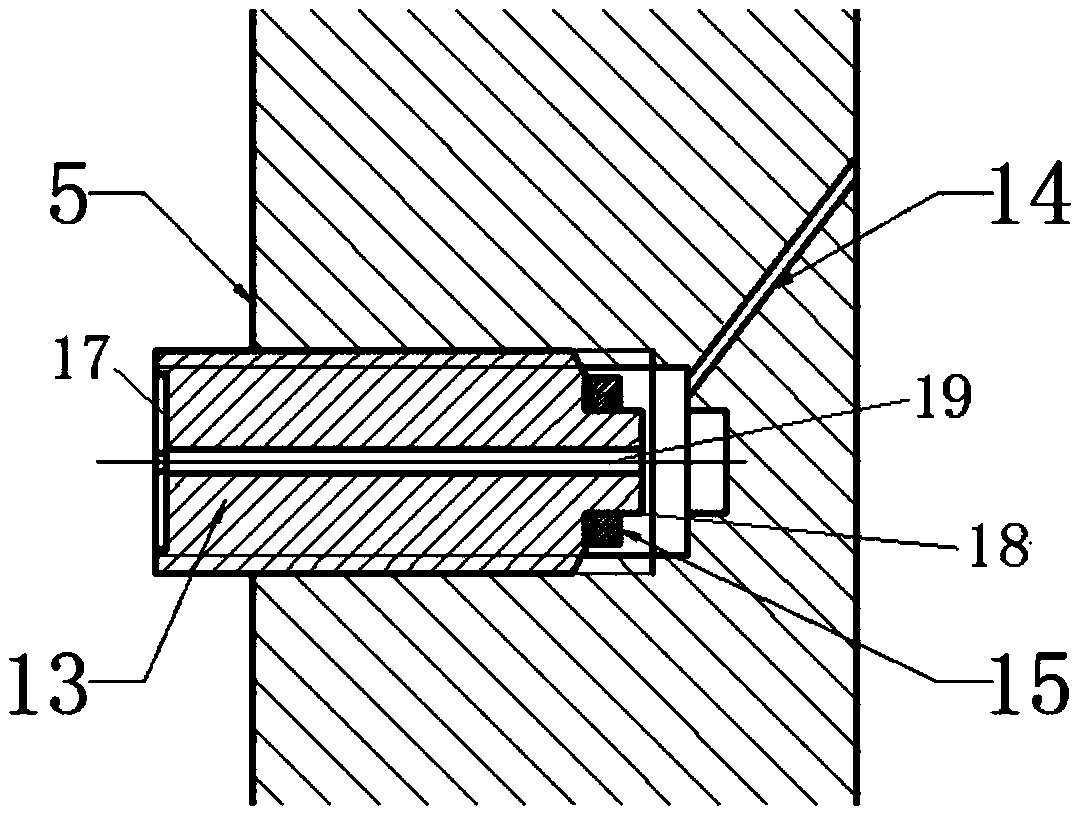 Inflation and drainage device for spent fuel storage-transport vessel