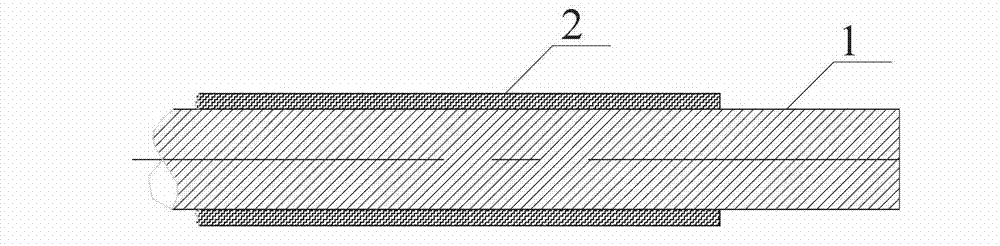 Adhesion type grapheme nano material wire connection ironware and connection method