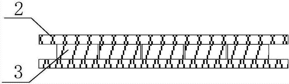 Composite elastic cushion for multi-point formation