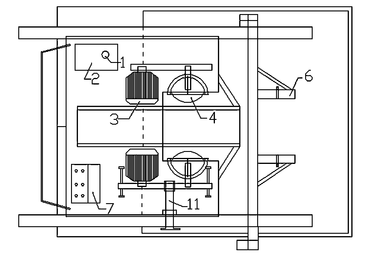 Automatic cutting device for anode rods