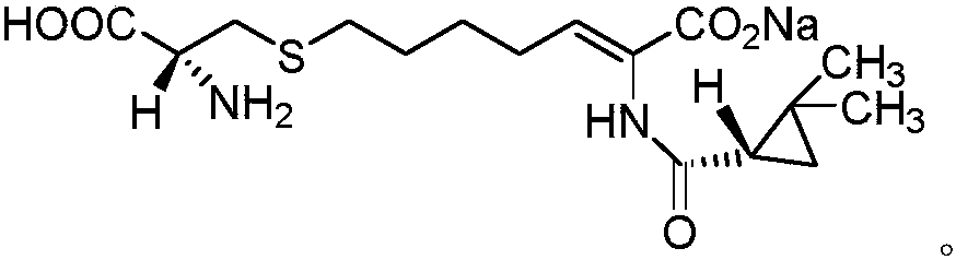 Method for purifying intermediate of cilastatin sodium