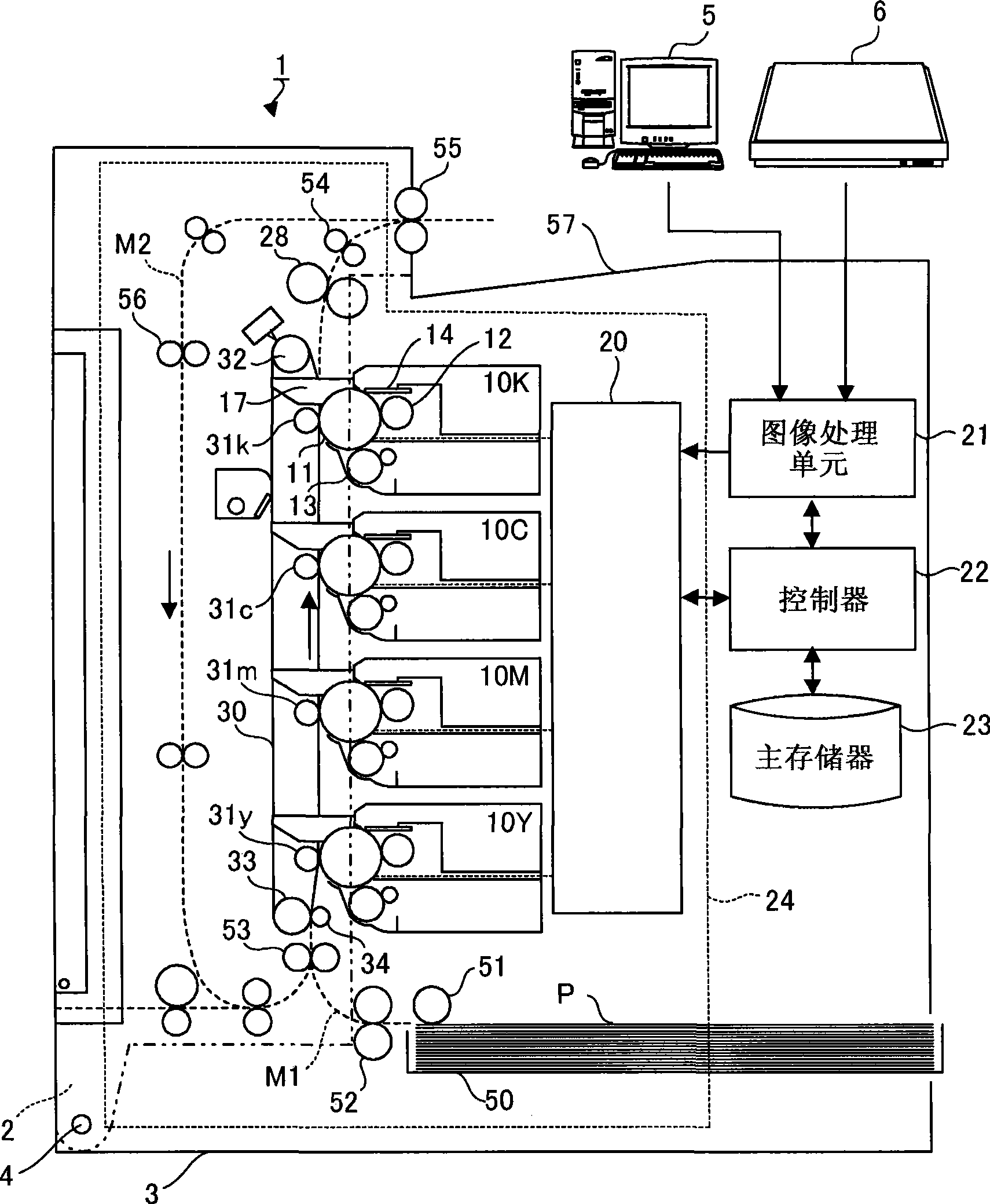 Image forming apparatus and drive converting method