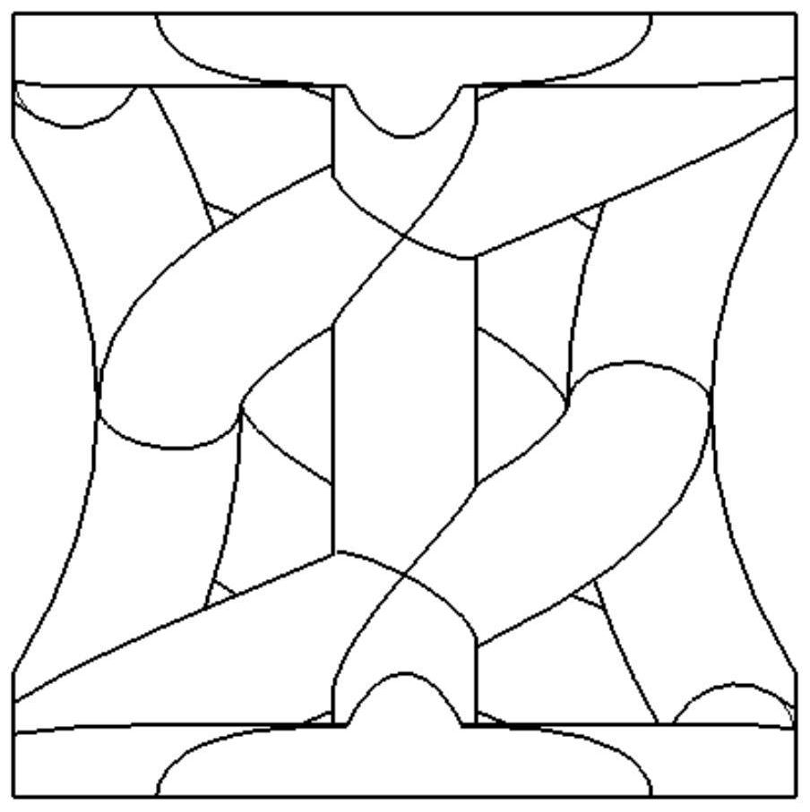 Bending-dominated pressure spring type lattice structure