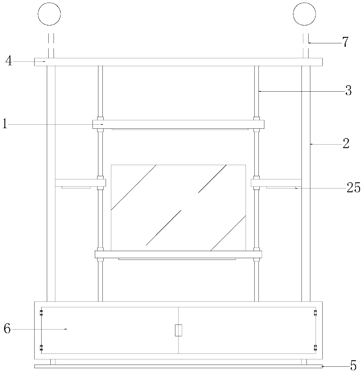 Smart home interior design porch partition