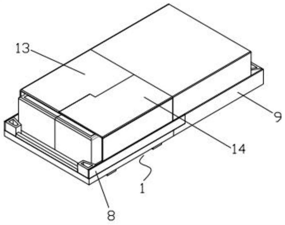 Integrated high-frequency magnetic element