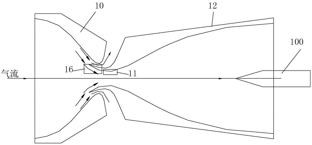 Design method of nozzle in hypersonic static wind tunnel and determination method of transition position of the nozzle
