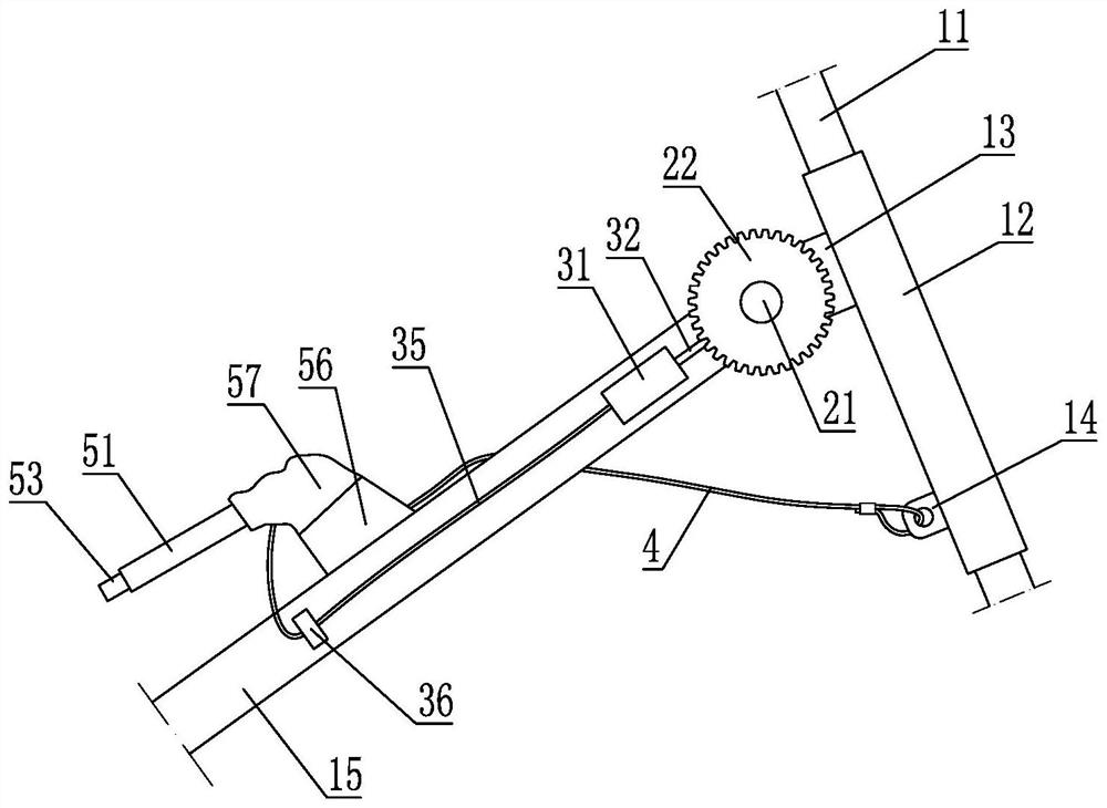 Manpower three-wheeled cleaning vehicle with adjustable caster angle of steering main pin