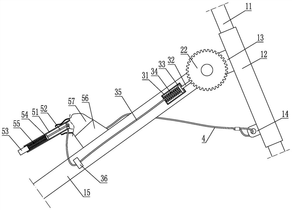 Manpower three-wheeled cleaning vehicle with adjustable caster angle of steering main pin