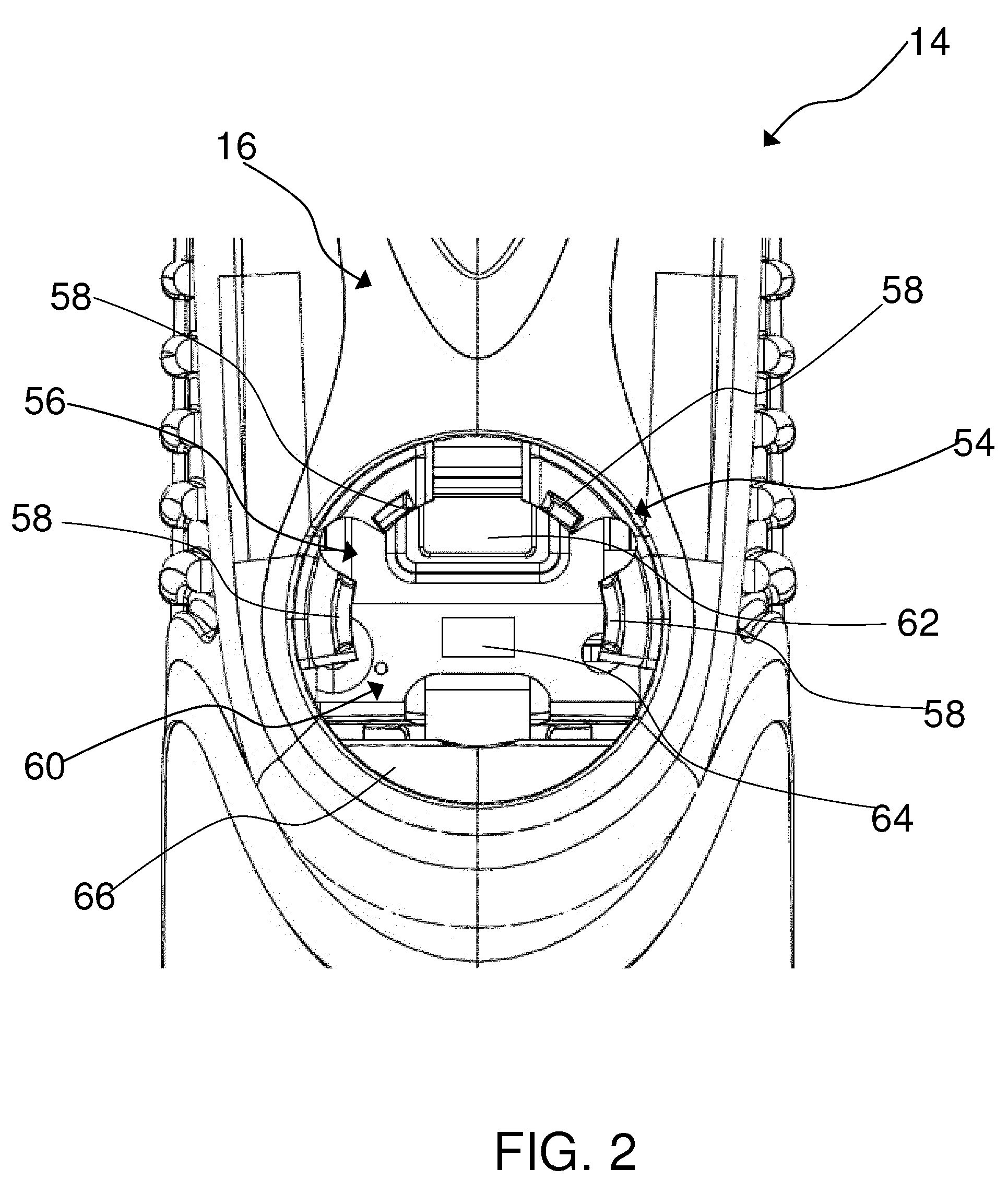 Device with an illuminated button assembly