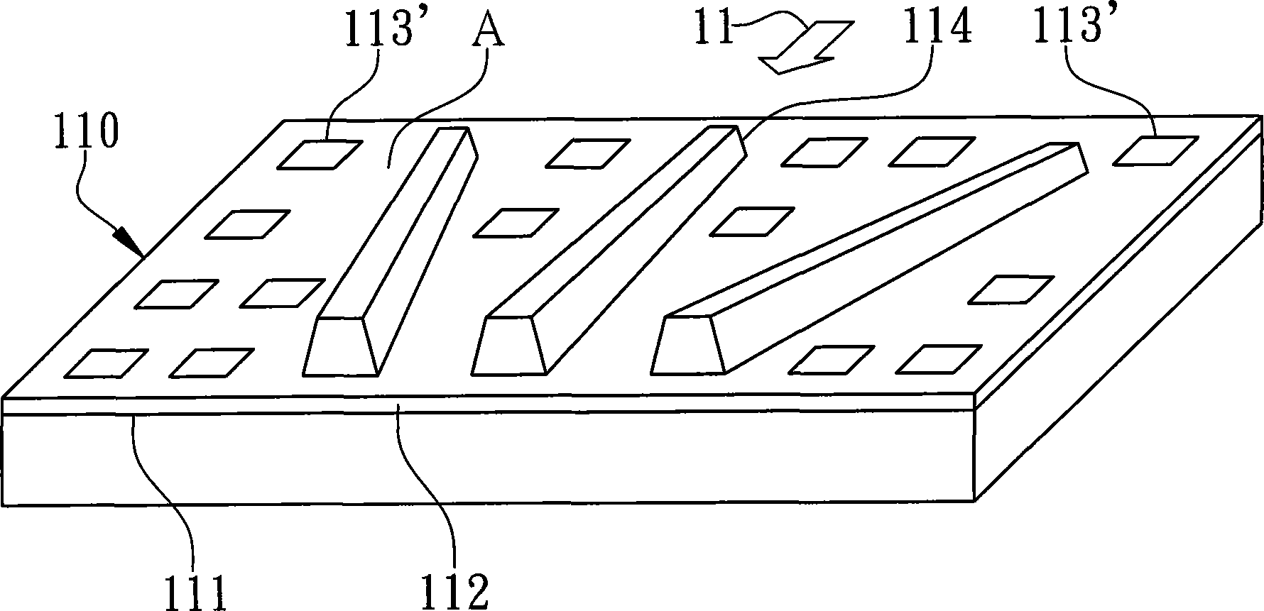 Structure and method of flip chip encapsulation of non-array bumps