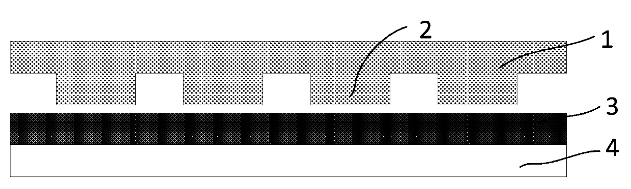 Method for forming Llight resistance wall molding method by adopting silicon mold