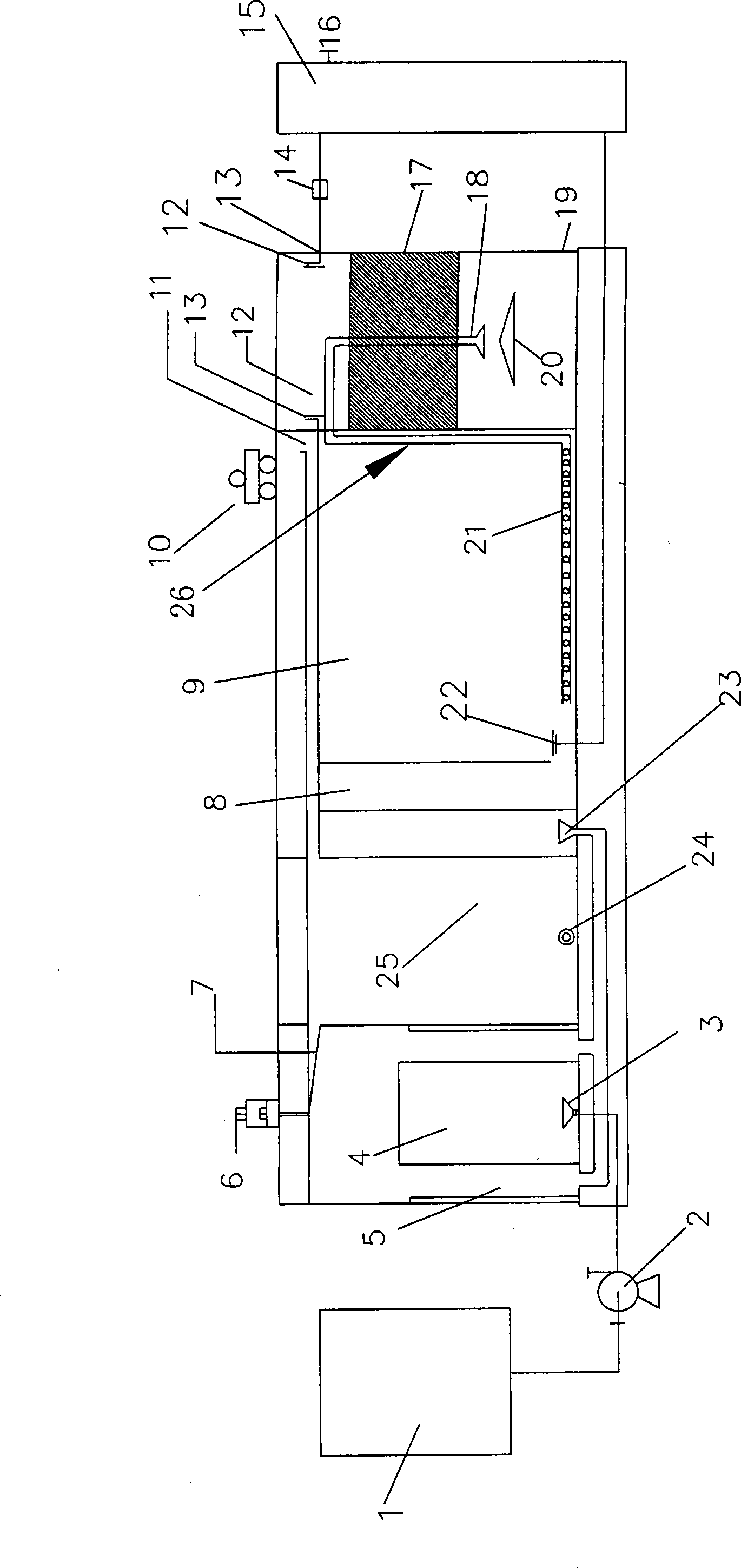 Oily wastewater treatment method and whole set apparatus thereof