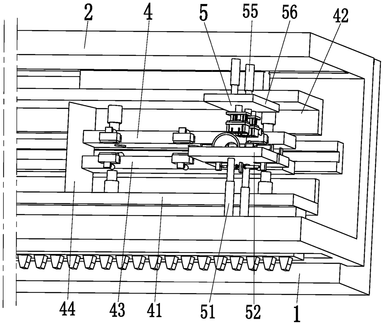 Electric power cable terminal extrusion connection equipment and connection processing technology thereof