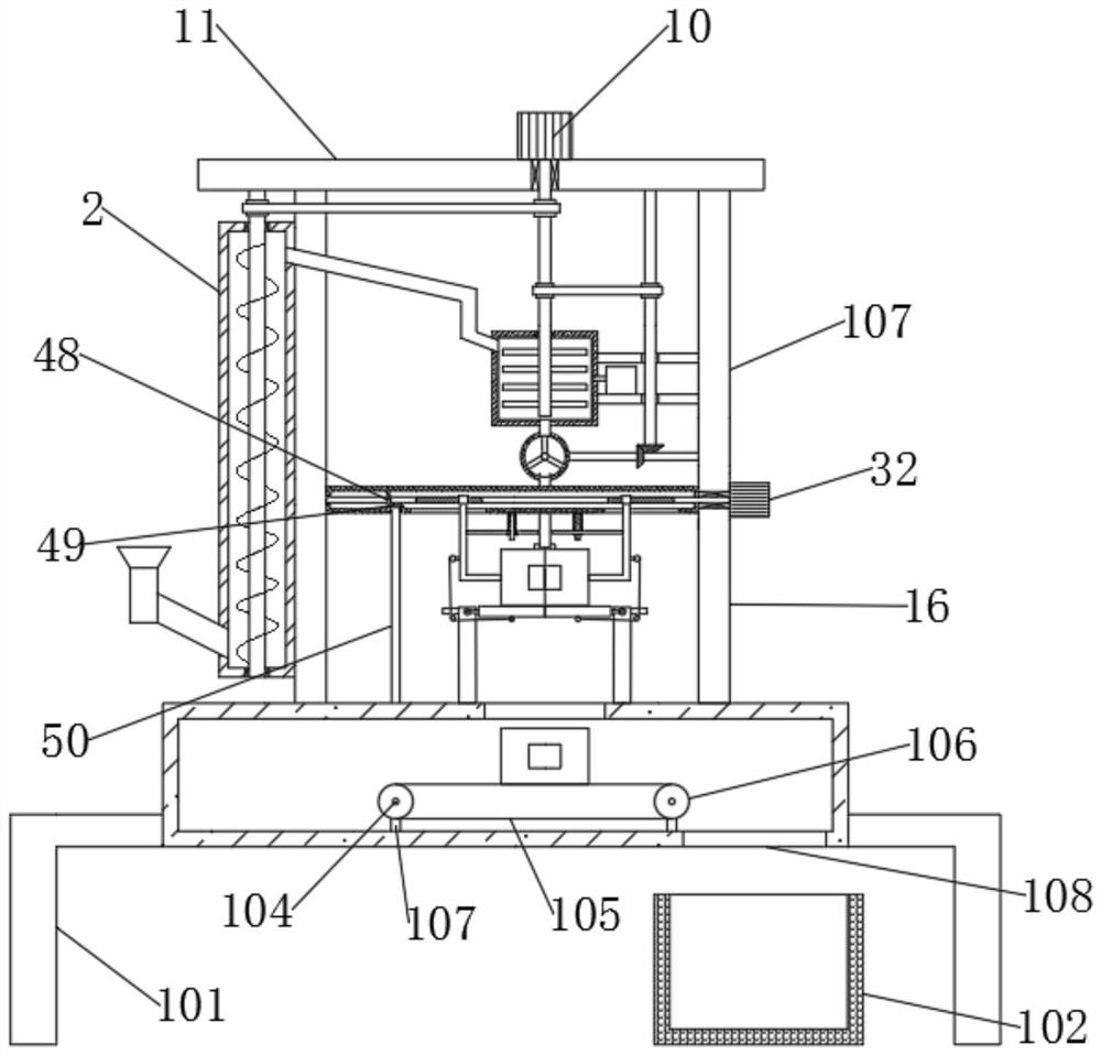 Water meter shell forming mold facilitating mold opening and part taking and forming method of water meter shell forming mold