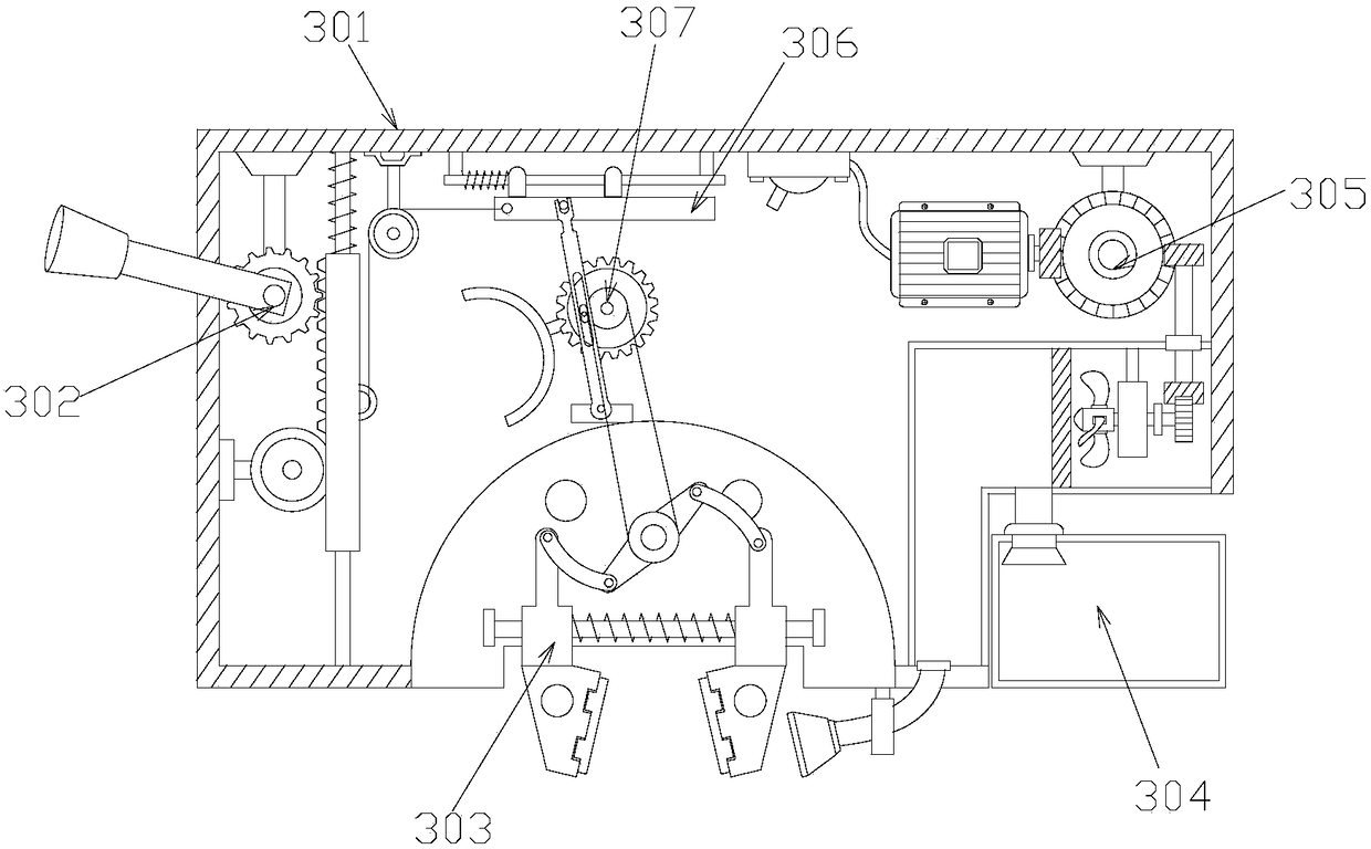 Novel cloth cutting device for warp knitting machine