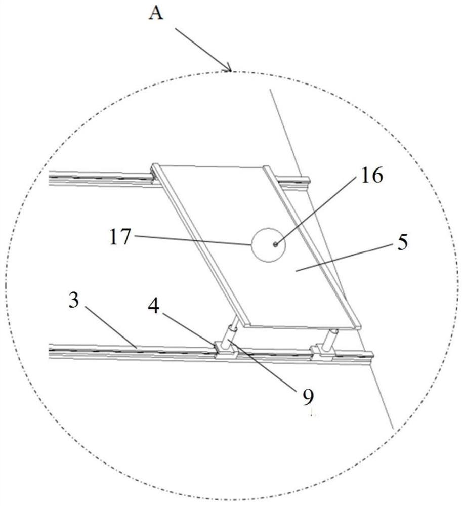 High-position dangerous rock mass protection structure impact response multi-dimensional large-scale simulation test equipment