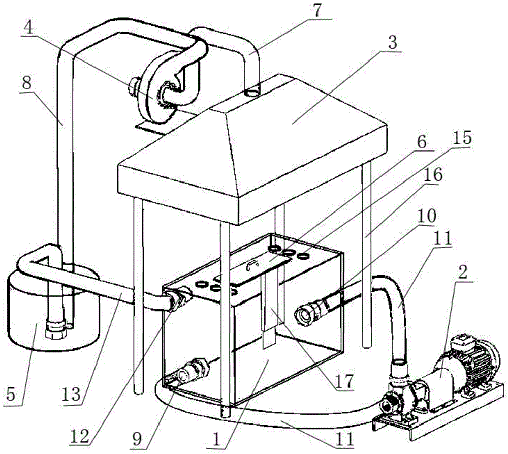 Acid pickling device for laboratory