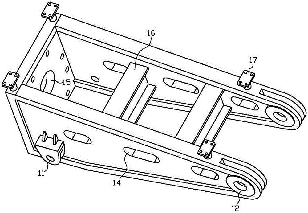 Four-freedom-degree series-parallel heading machine cutting arm