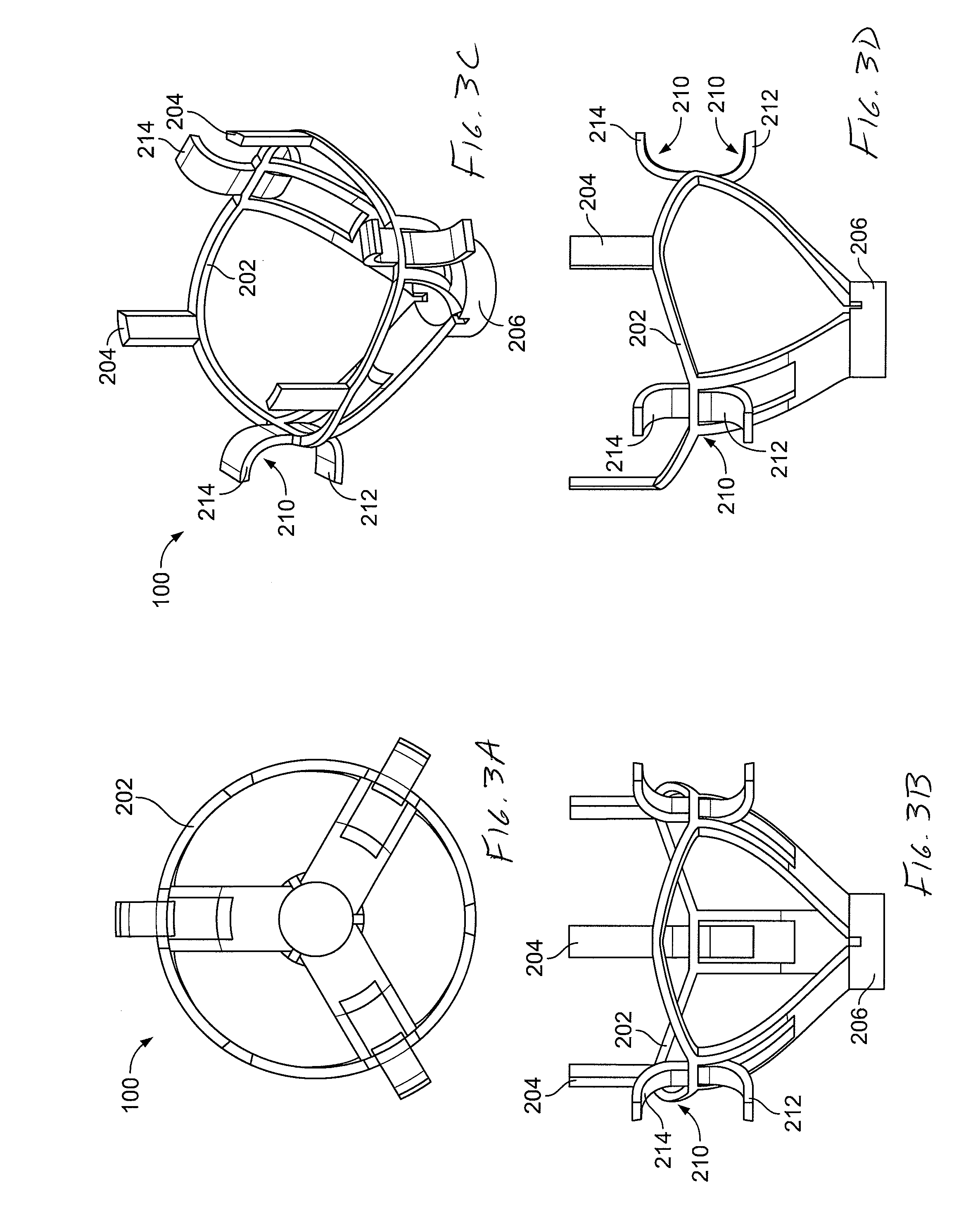 One Piece Prosthetic Valve Support Structure and Related Assemblies