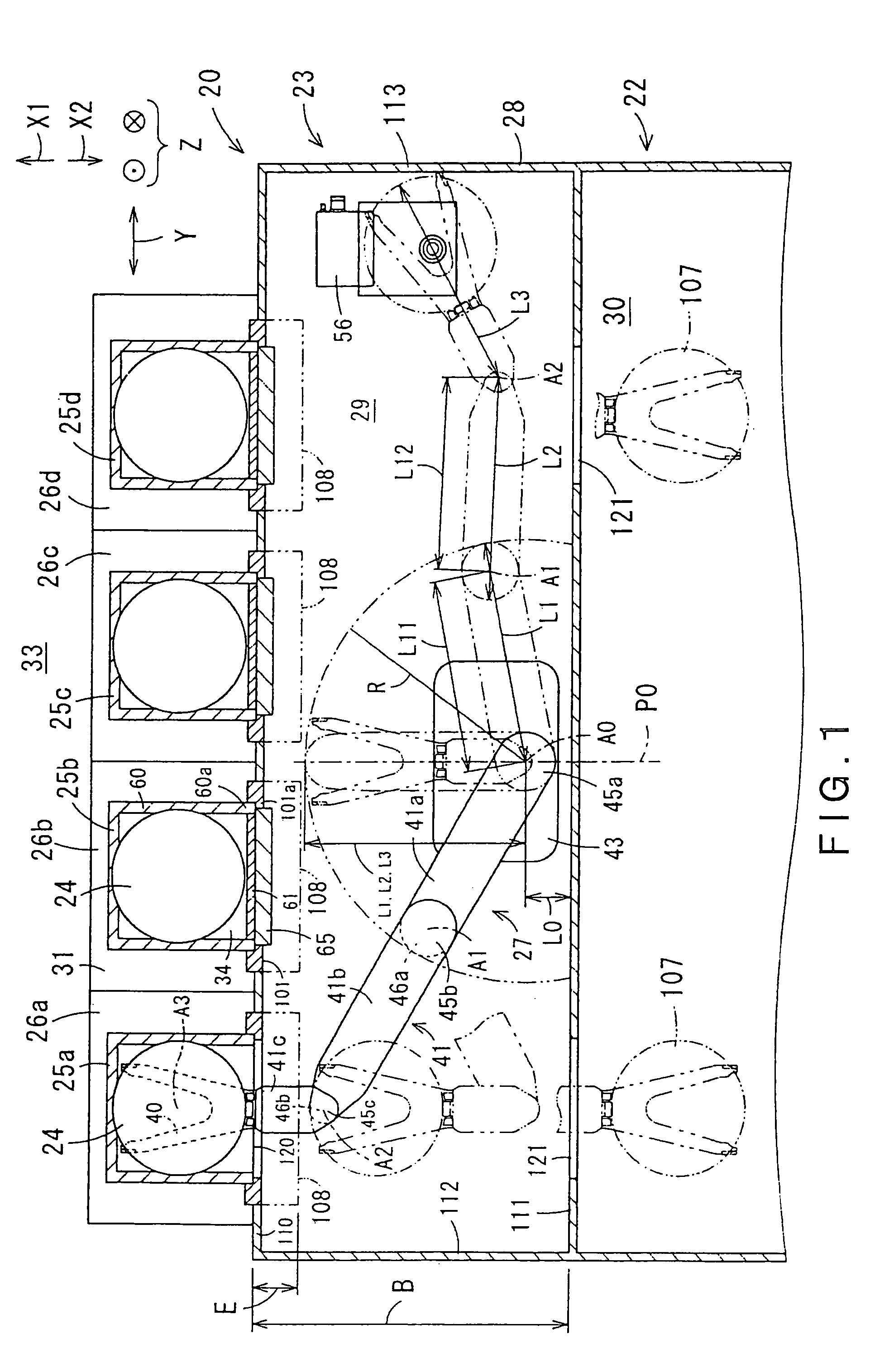 Wafer transfer apparatus and substrate transfer apparatus