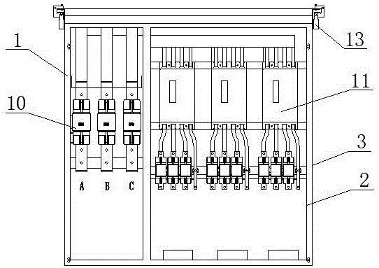 Low-voltage integrated distribution box