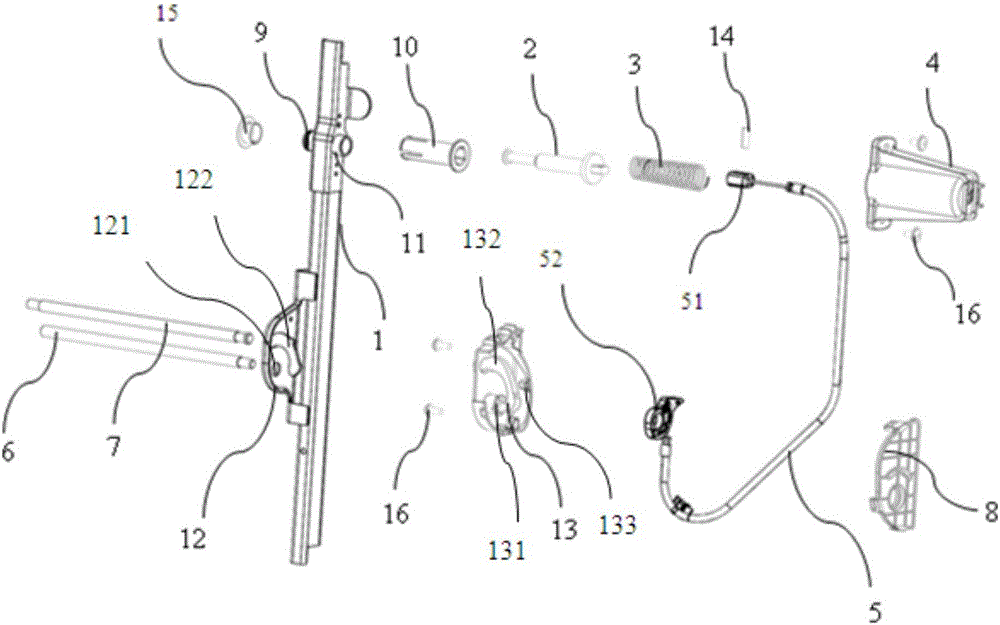 Telescopic lock pin mechanism and automobile seat assembly