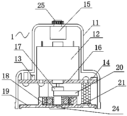 Multi-point vibrating blood activating device and method