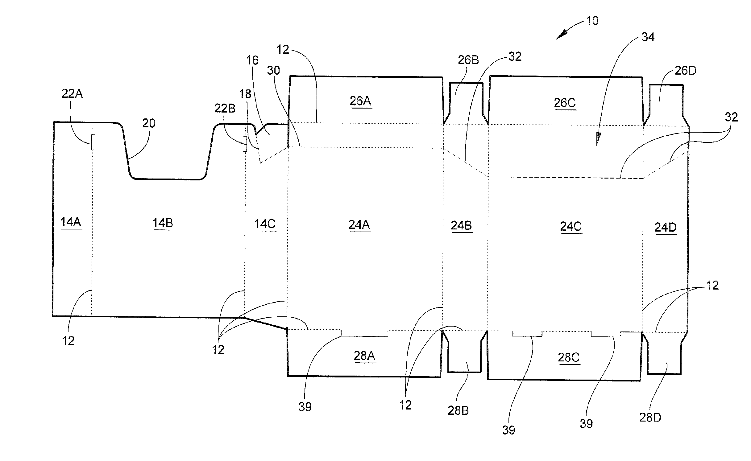 Crush-resistant box, box blank, and method of manufacture