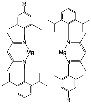 A kind of unsymmetrical β-diimine monovalent magnesium compound and its preparation method and application in hydroboration reaction of aldehydes and ketones