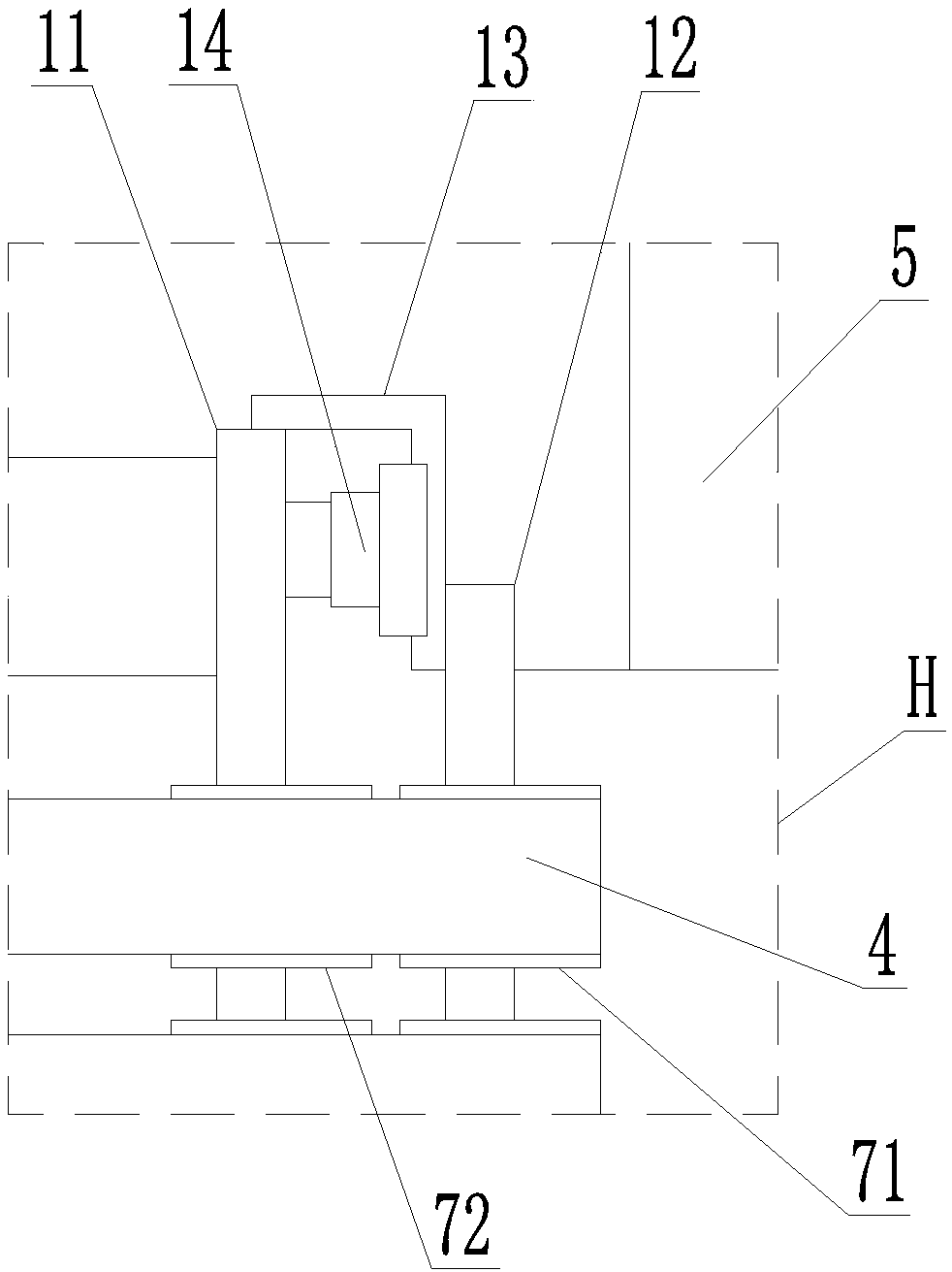 Titanium material heat exchange device