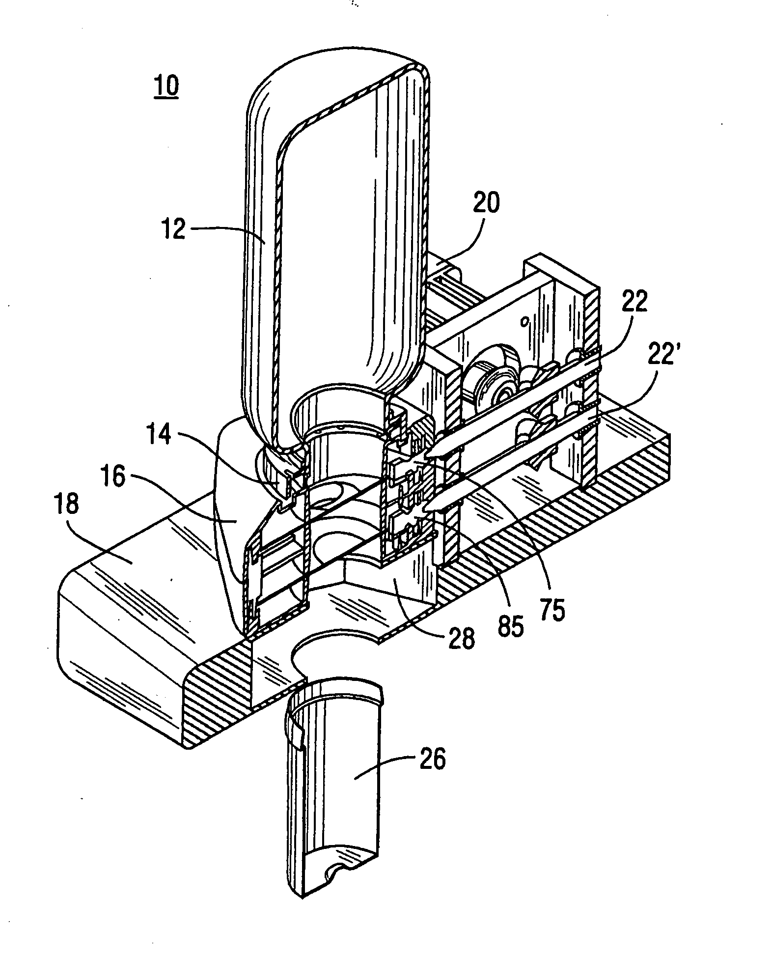 Article dispensing and counting method and device