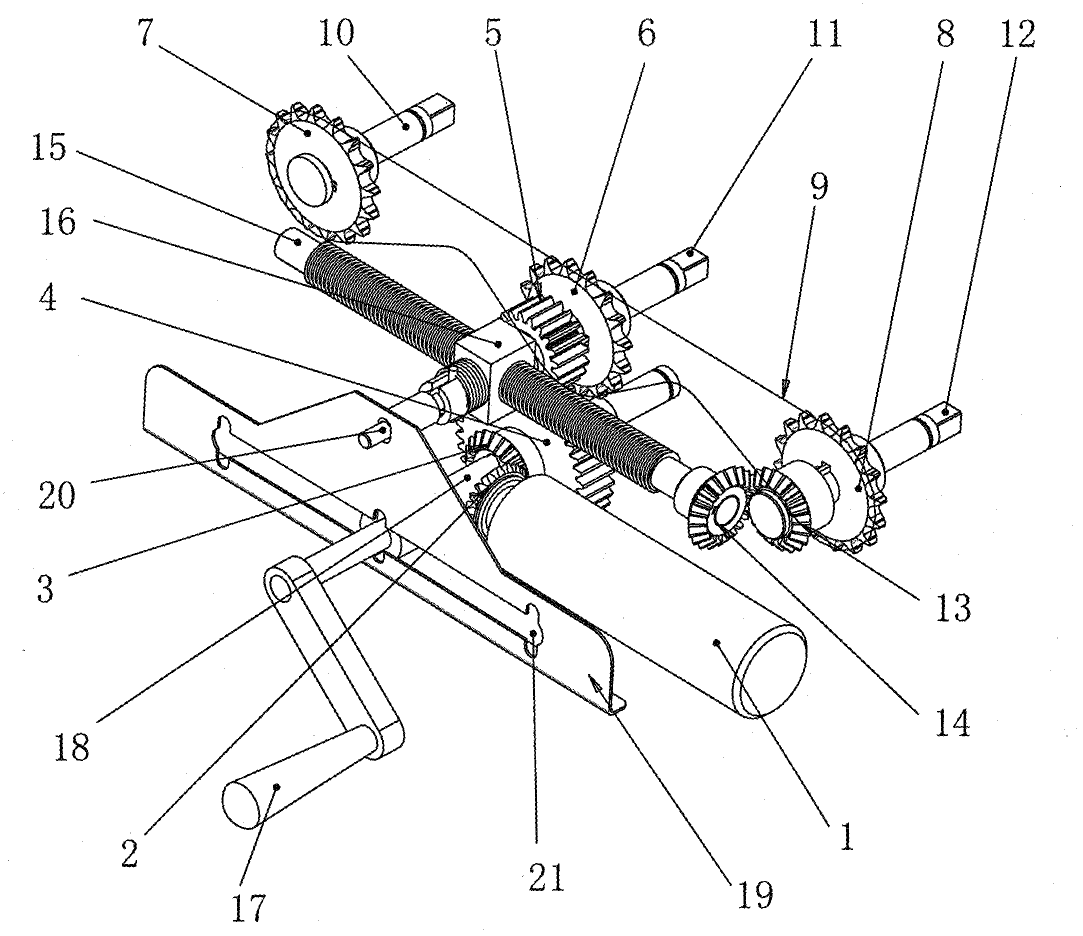Operating mechanism of direct-acting three-position isolation switch