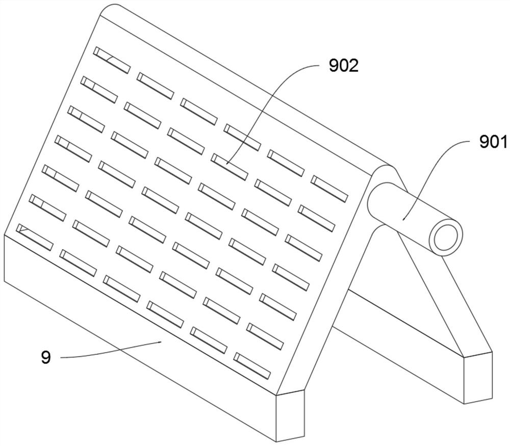 Automatic efficient moisture removal device for non-woven fabric drying oven