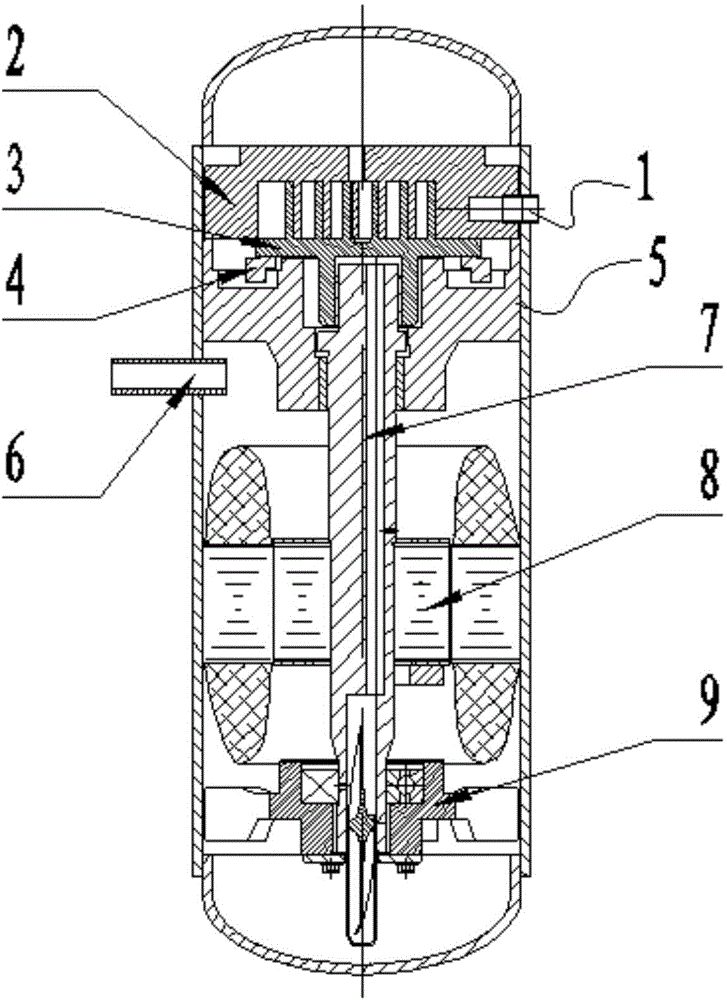 Cross slip ring, scroll compressor with cross slip ring, air conditioner and heat pump water heater