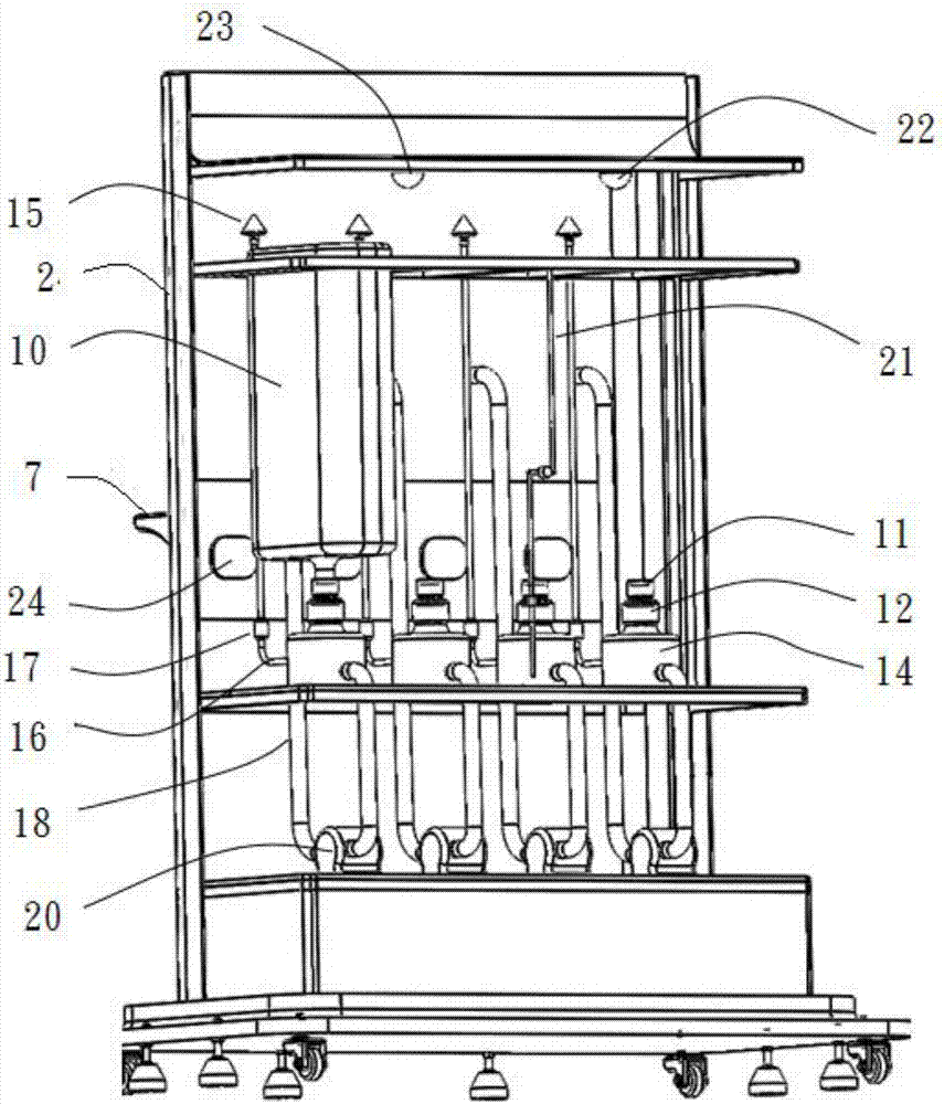 A wine vending machine