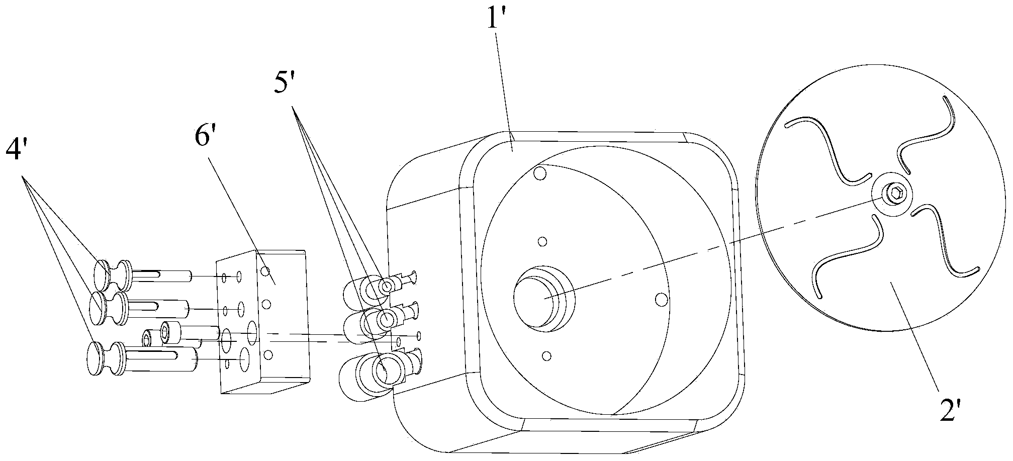 Bead rotating plate of beading machine