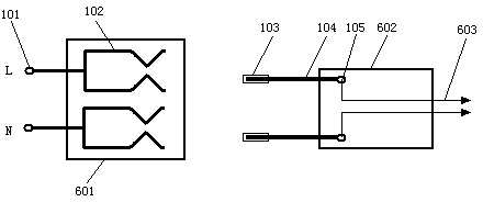 Electric spark eliminating plug and chemical treatment production process