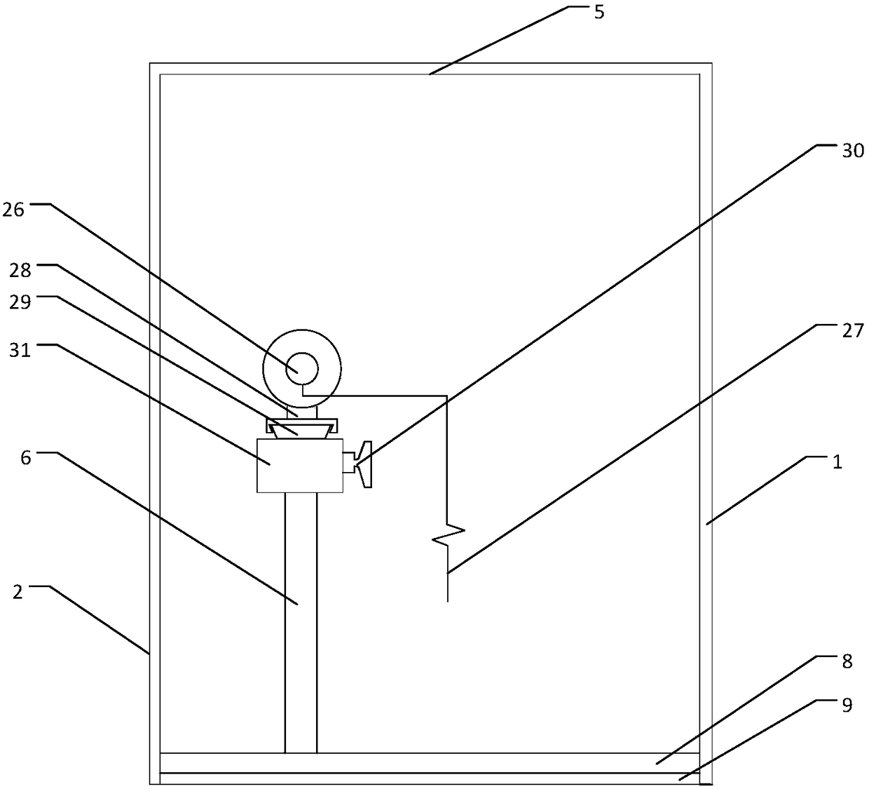 An insect vibration signal detection device