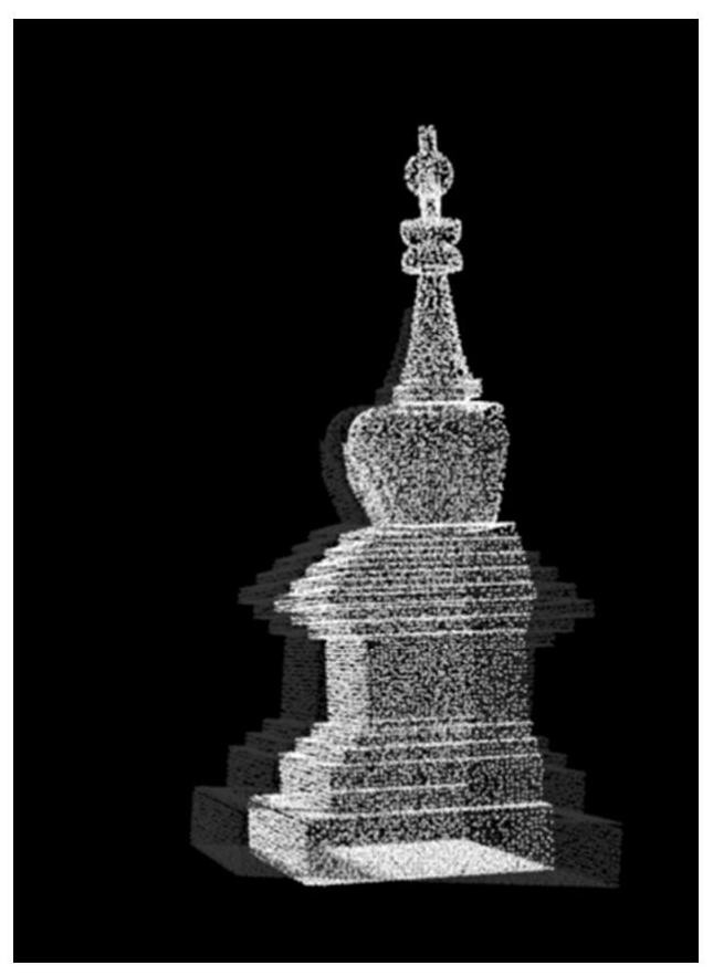 Improved point cloud splicing method of icp object to be tested by fusing fast point feature histogram