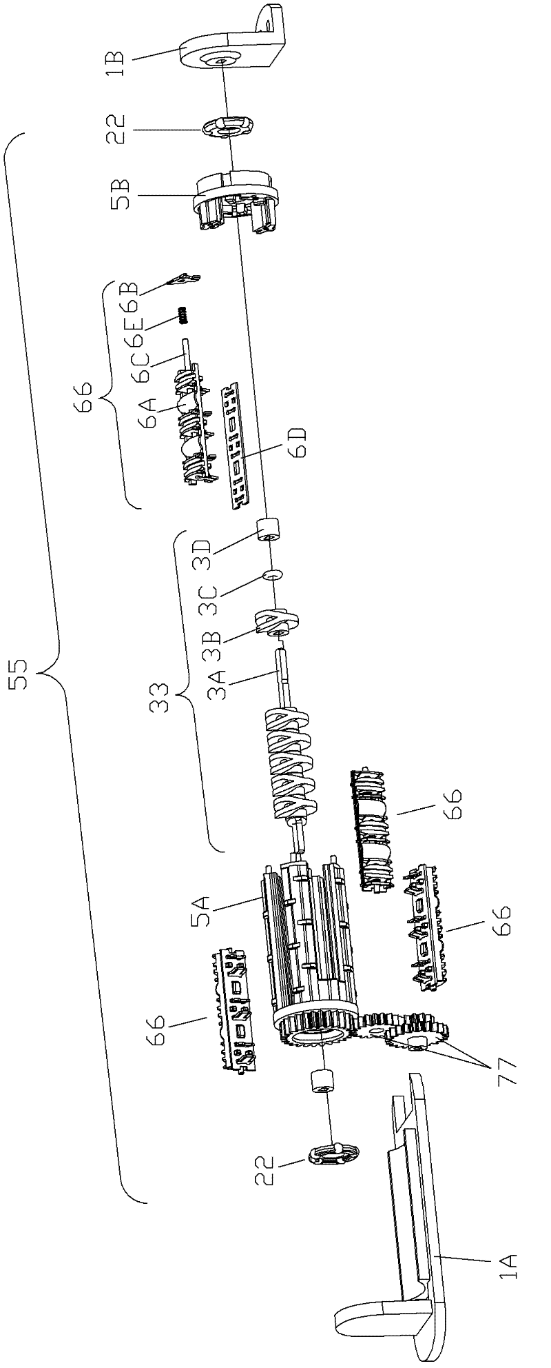 Electric dehairing device