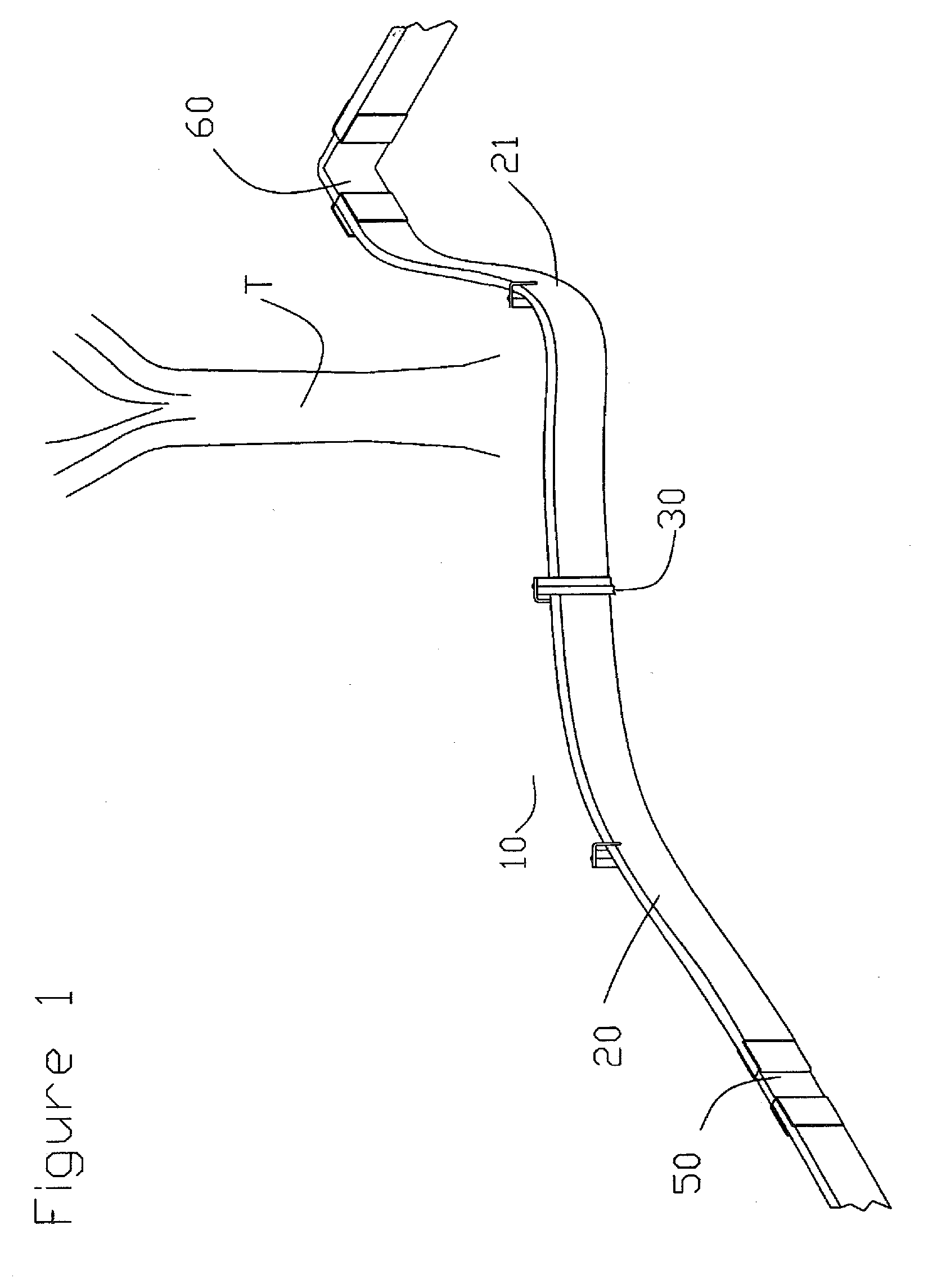 Lawn edging with integral electrical conductor and clip connectors