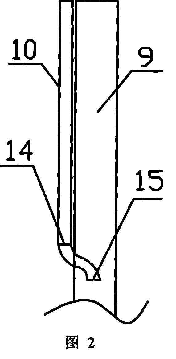 Water-gas mixing jet apparatus for pile sinking