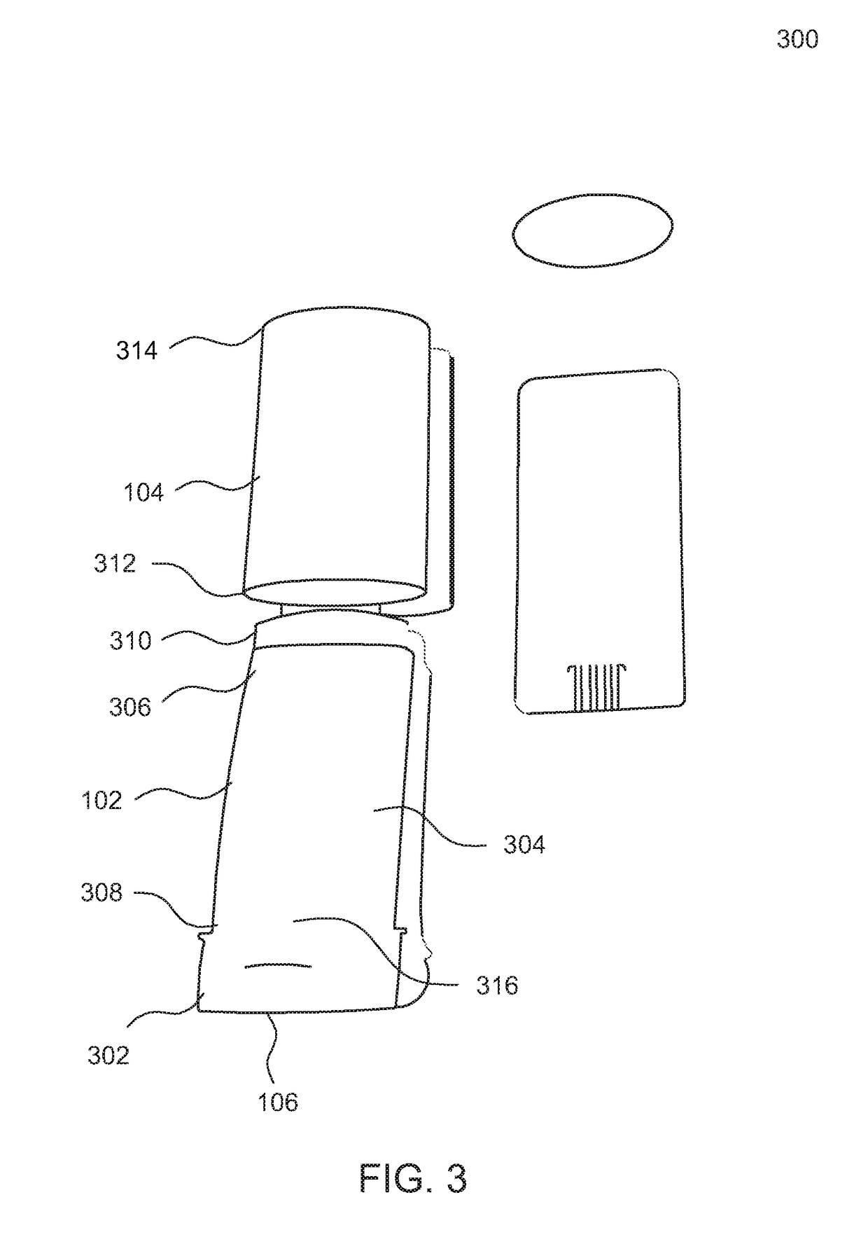 Compact waterproofing applicator device and method