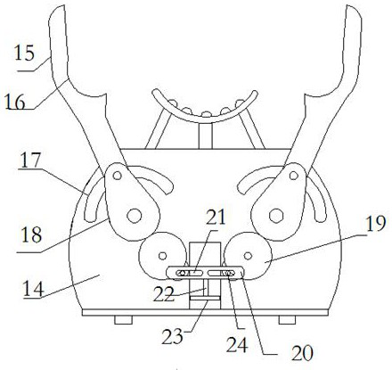 Dragging device special for high-voltage line hanging